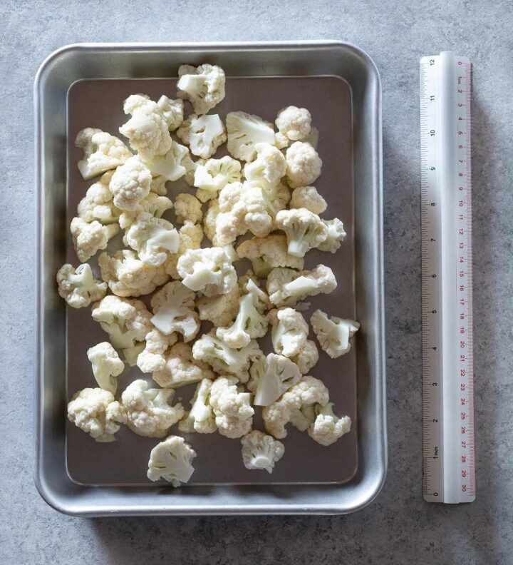 Cauliflower to cups conversion